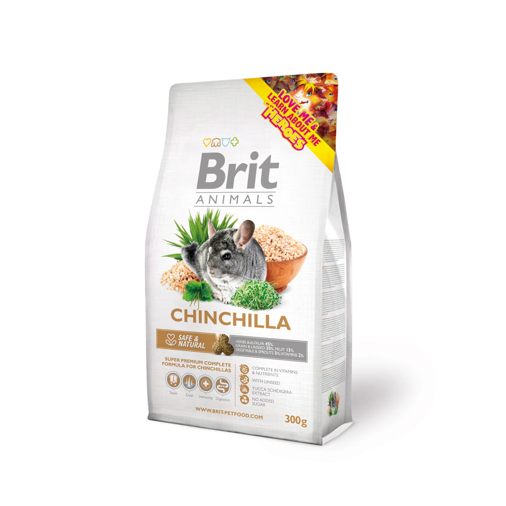 Brit Animals Chinchilla Complete Pokarm dla Szynszyla 300g